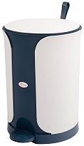 Контейнер для мусора Sтилъ с педалью 7 л синий 7 синий в Одинцово