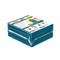 Мешки для мусора 160 л, светло-синие, в пачке 10 шт., ПВД, 40 мкм, 900х1100 мм, i-Bag в Одинцово