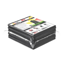 Мешки для мусора 160 л, серые, в пачке 10 шт., ПВД, 40 мкм, 900х1100 мм, i-Bag в Одинцово