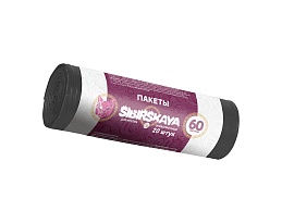 Мешки для мусора 50 л, черные, в рулоне 20 шт., ПНД, 10 мкм, 700х600 мм, SIBIRSKAYA, 101-006 S в Одинцово Мешки для мусора 50 л, черные, в рулоне 20 шт., ПНД, 10 мкм, 700х600 мм, SIBIRSKAYA, 101-006 S в Одинцово