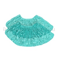 Бахилы бирюзовые 2000 шт (1000 пар), 16 мкм, однослойные, с одной резинкой, Эконом в Одинцово