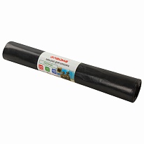 Мешки для мусора 240 л, черные, в рулоне 10 шт., ПВД 50 мкм, 1400х900 мм, LAIMA, 605337 в Одинцово
