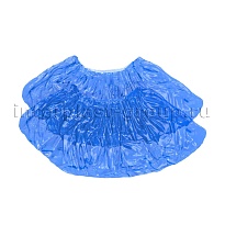 Бахилы голубые 2000 шт (1000 пар), 16 мкм, однослойные, с одной резинкой, Эконом в Одинцово