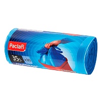 Мешки для мусора 35 л, с ушками, синие, в рулоне 30 шт., ПНД, 10,5 мкм, 640х500 мм, PACLAN Multitop, 600819 в Одинцово Мешки для мусора 35 л, с ушками, синие, в рулоне 30 шт., ПНД, 10,5 мкм, 640х500 мм, PACLAN Multitop, 600819 в Одинцово