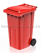 Контейнер для мусора 240 л красный облегченный 240 красный в Одинцово
