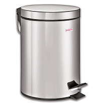 Ведро-контейнер для мусора (урна) с педалью LAIMA Classic, 20 л, зеркальное, нержавеющая сталь, со съемным внутренним ведром в Одинцово