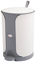 Контейнер для мусора Sтилъ с педалью 7 л серый 7 серый в Одинцово