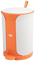 Контейнер для мусора Sтилъ с педалью 11 л оранжевый 11 оранжевый в Одинцово